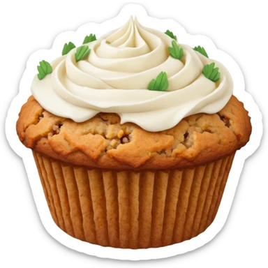 carrot cake muffins  sticker