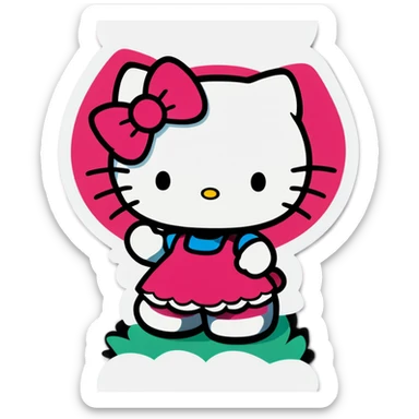 Hello kitty sticker
