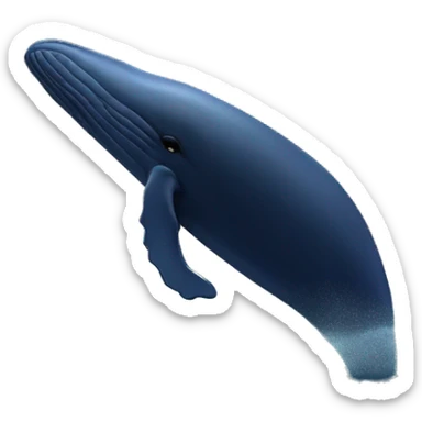 "A majestic whale swimming under a starry night sky with a crescent moon and gentle waves."
 sticker
