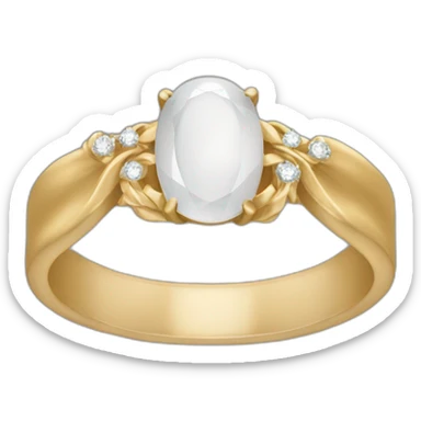 Manos con un anillo de bodas sticker