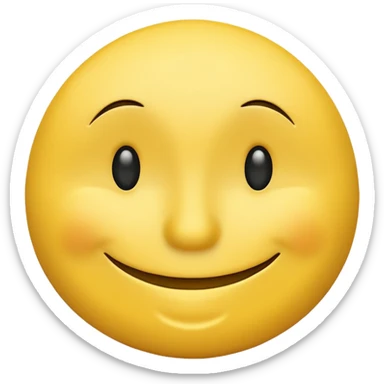 Whispering smiley sticker