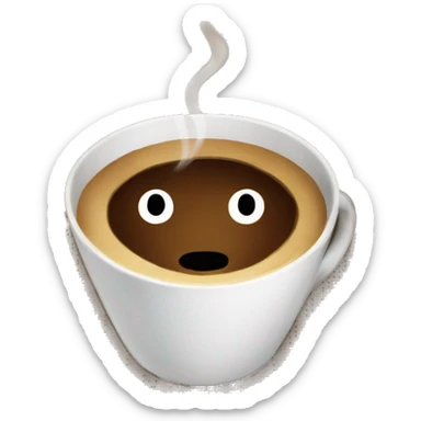 Coffee sticker