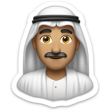 a man from saudi arabia sticker