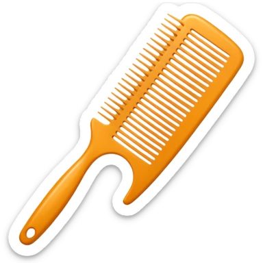 hairdressing comb sticker