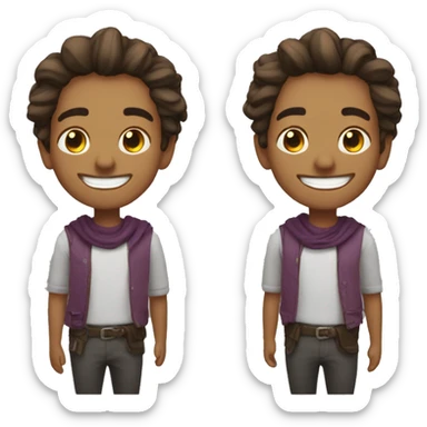 Rauw alejandro smiling sticker