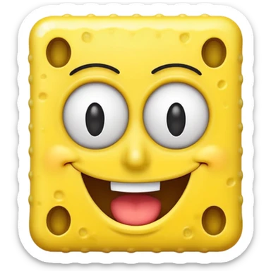 Make a SpongeBob emoji sticker