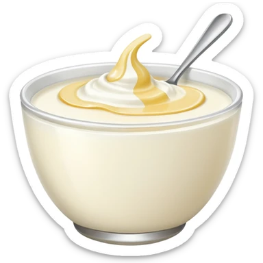 Yogurt sticker