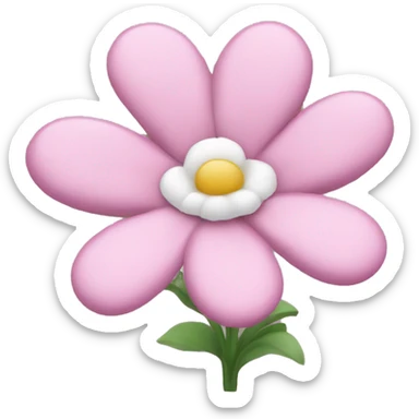 Pink flowers with a little bit of white  sticker