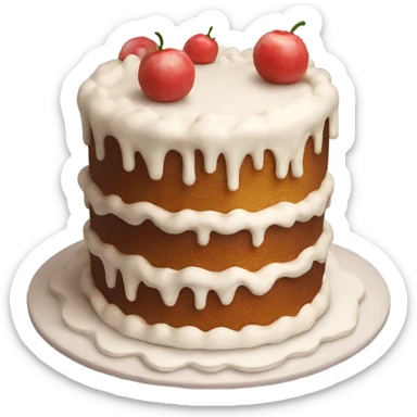 Cake sticker