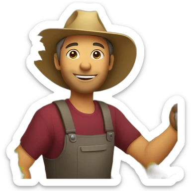 wine harvest sticker