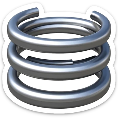 basic bonnell spring coil sticker