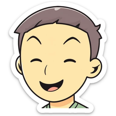 tough out and winking sticker