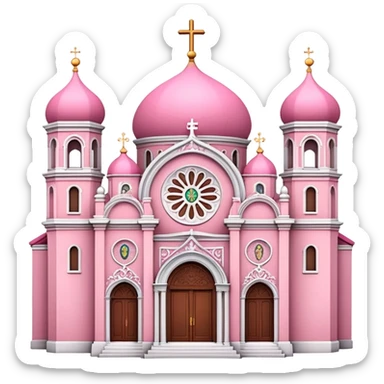 Iglesia rosita  sticker