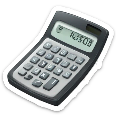 calculator sticker