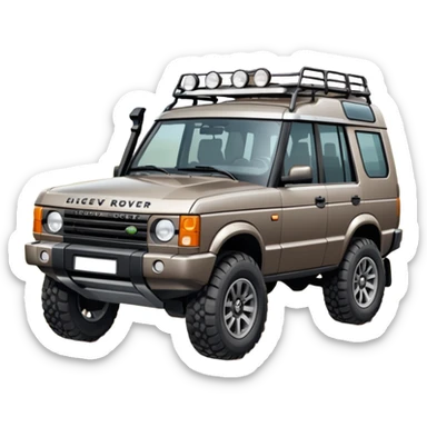 Grey-brown Land Rover Discovery sticker