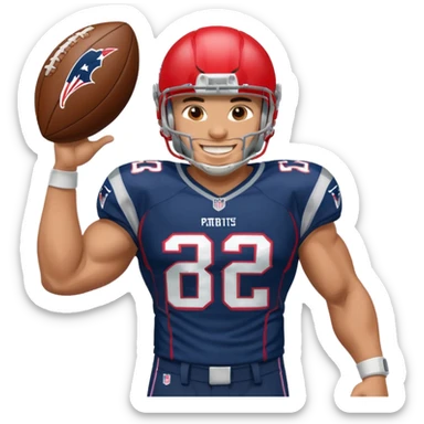 New England Patriots sticker