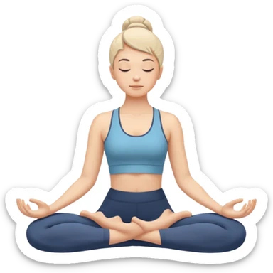 Yoga sticker