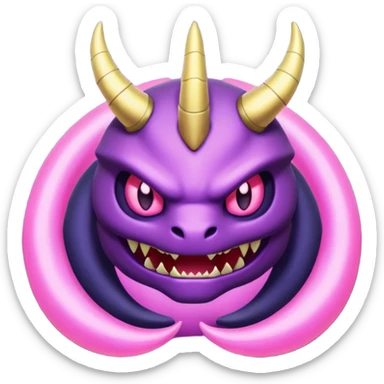 Pokemon legendary purple and pink Giratina sticker