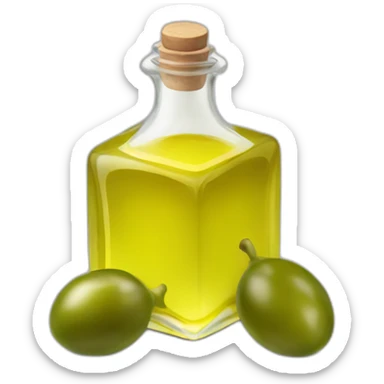 olive oil cube sticker