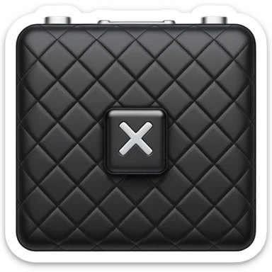 quilted battery sticker