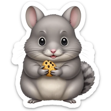 Chinchilla with raisin sticker