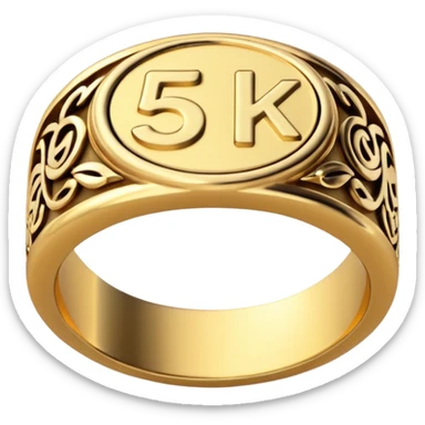 give me an emoji that is lord of the rings theme that says 5k sticker