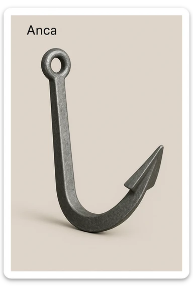 Anca su sfondo isolato sticker