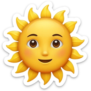 güneş sticker