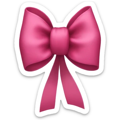Cute bow  sticker