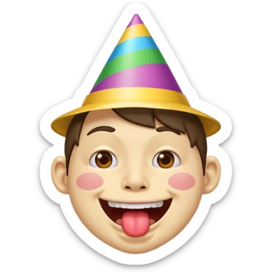 Uma junção destes dois emojis 🤪🤤 sticker