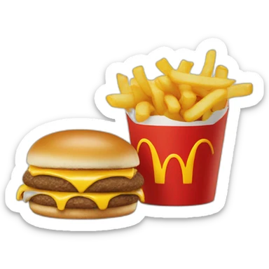 Menu mcdo sticker