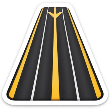 airport runway sticker