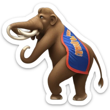 Mammoth  muay thai  sticker
