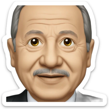 Le président algérien Bouteflika  sticker