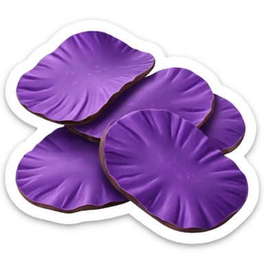 purple potato chips sticker