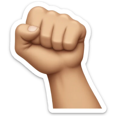 can you genertae a face on image of just someones arm flexed with the shoulder facing us sticker