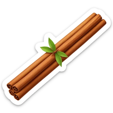 1 cinnamon stick, not 2. or 3 sticker
