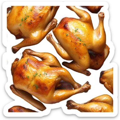 roast chicken sticker
