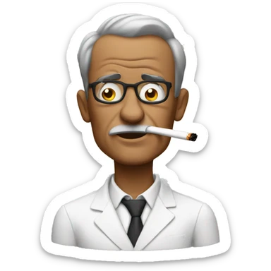 Murray smoking sticker