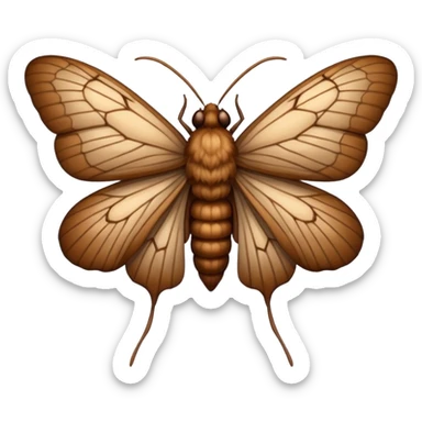Moth arms  sticker