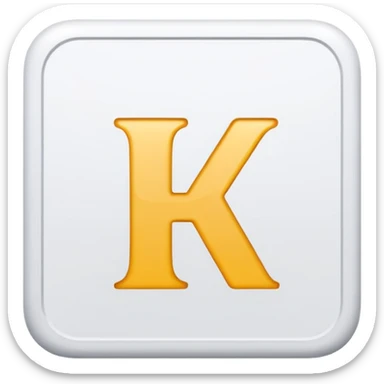 Please recreate an emoji with a square blue background that has the English letters ‘KR’ on it. sticker