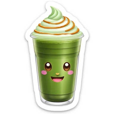 Dunkin matcha  sticker