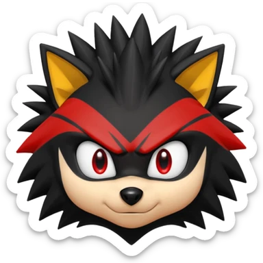 Shadow the hedgehog  sticker