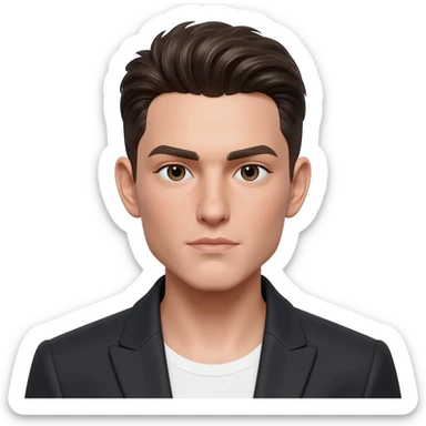 a fashion model sticker