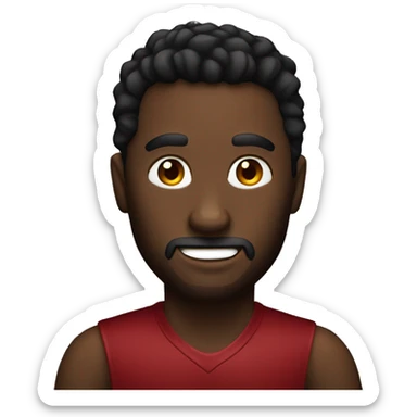 dark red lambo sticker