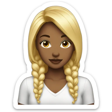 Beautiful beautiful girl sticker