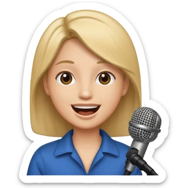 hollywood sing sticker