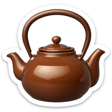Tea-pot sticker