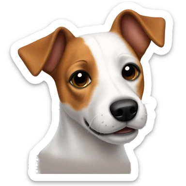 Jack Russell Terrier pointy ears sticker