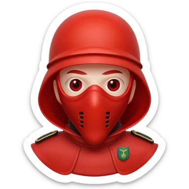 squid game soldier  sticker